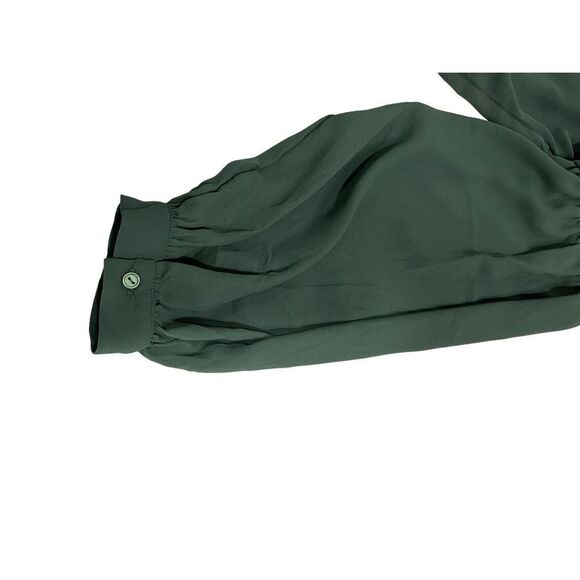 EMMA and Olivia hunter green large long sleeved pop over with tie enclosures for - Picture 7 of 7